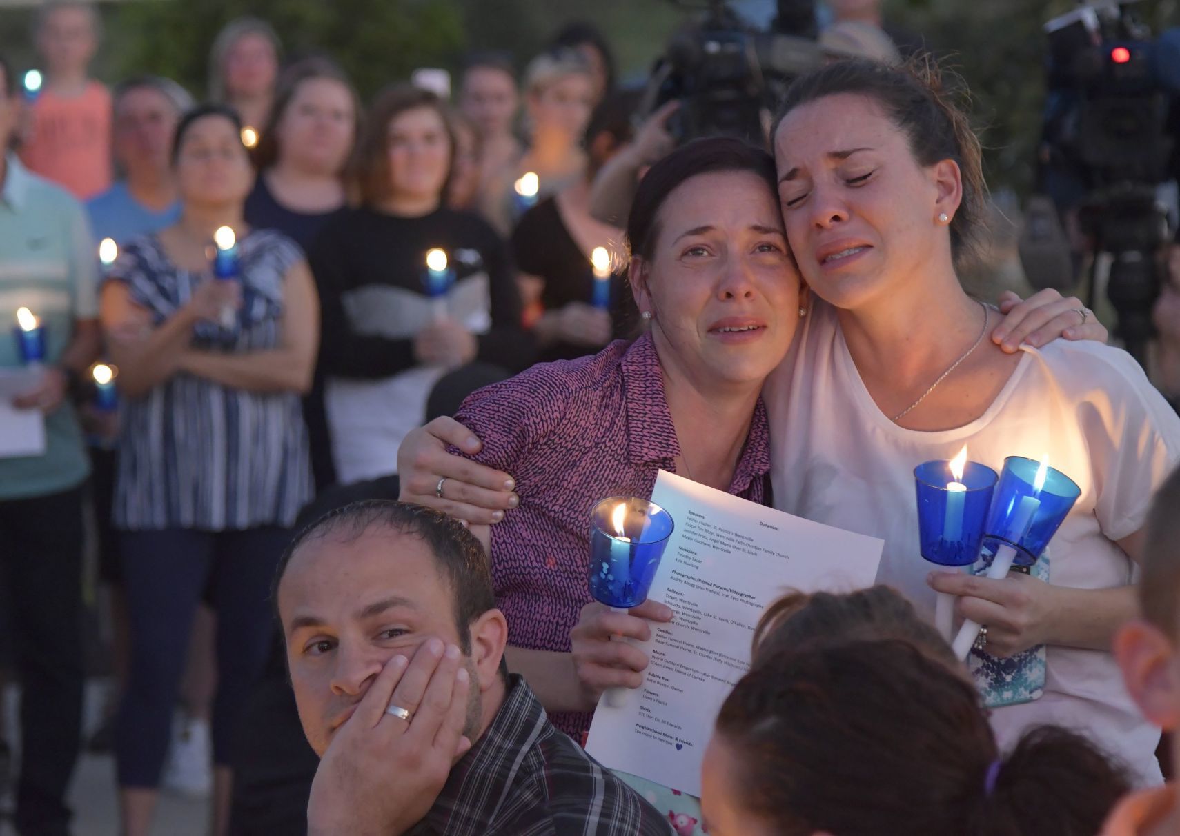Balloon release and candlelight vigil